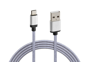Lampa Cavo rinforzato Usb > Micro Usb - 100 cm - Grigio 38886