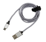 Lampa Cavo rinforzato Usb > Micro Usb - 100 cm - Grigio 38886