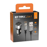 Lampa Kit 2 in 1 Usb Type-C - Fast Charge - 12/24V 38893