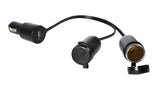 Lampa Presa corrente doppia con USB - 12/24V 38966