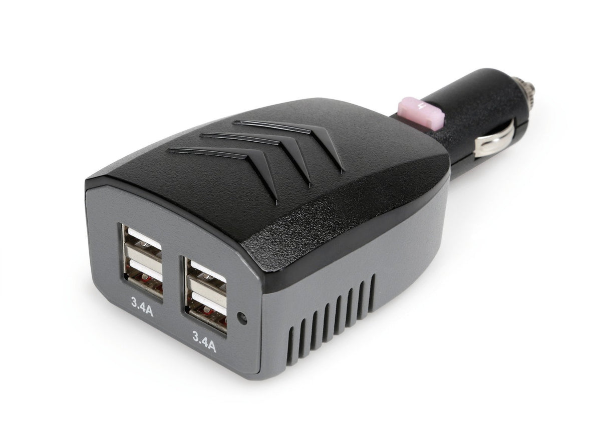 Lampa Caricabatteria 4 porte Usb - 6800 mA - 12/24V 38972