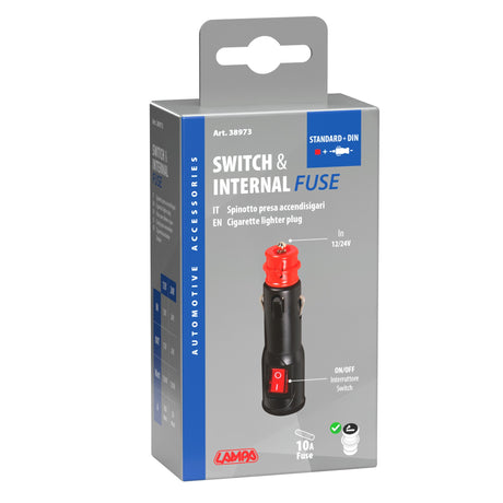 Lampa Spinotto universale per presa accendisigari - 12/24V 38973