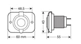 Lampa Ext-10, presa di corrente Safe Lock, 12/24V 38977