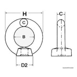 Osculati Innengewinde-Ringschraube 39.159.06