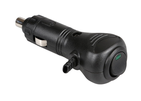 Lampa Spinotto per presa accendisigari con ingresso cavo laterale, 12/24V 39003