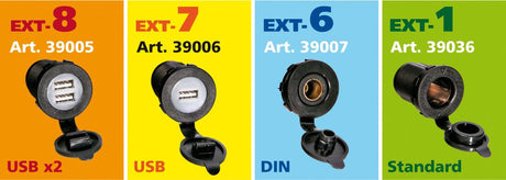 Lampa Ext, alloggiamento Singolo 39008