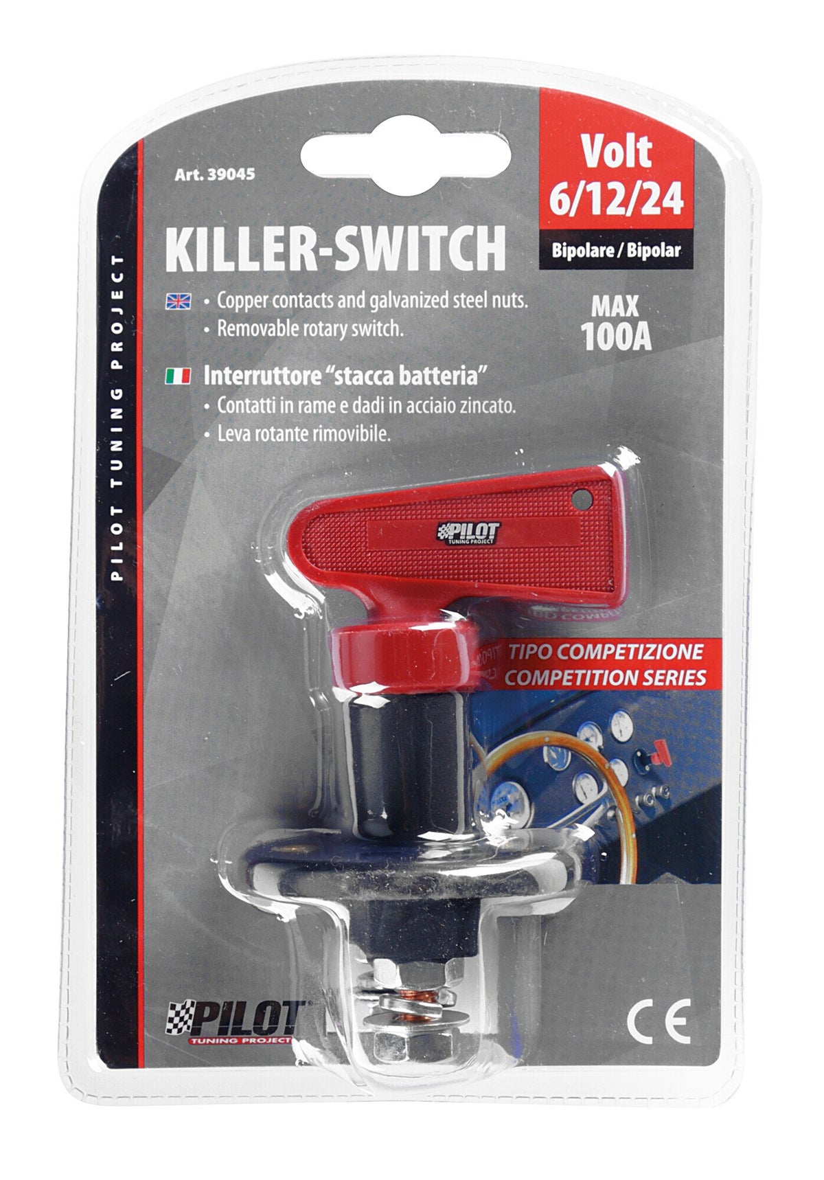 Pilot Interruttore Killer-Switch - 6/12/24V