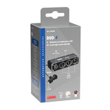 Lampa Dual-Power, presa corrente tripla con USB, 12/24V 39048