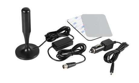 Antenna TV digitale amplificata 12/24V per camion, base magnetica  Lampa Globo-1 Plus 39106