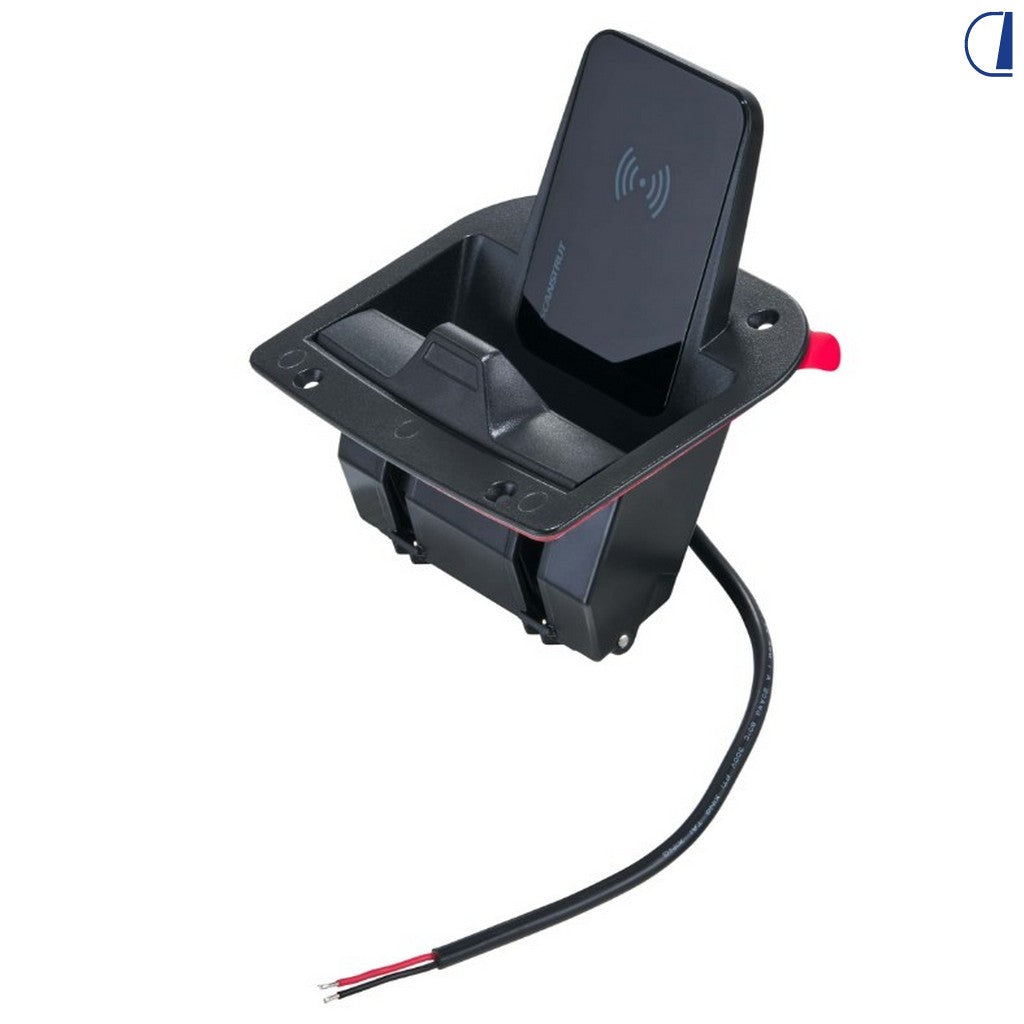 Di-Tec Caricabatterie wireless magnetico 10 W 12/24 V IPX6