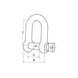 Plastimo D-shaped stainless steel cricket