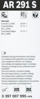 Bosch Spazzole tergicristallo Aerotwin AR291S