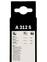 Bosch Spazzole tergicristallo Aerotwin A312S