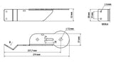 Lampa Staffa per antenna CB - Attacco montante - compatibile per Daf XF (06/21>) - Daf XG (06/21>) - Daf XG+ (06/21>) 3CB101