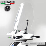 Biondi Lastra Parabrezza Club Ricambio Piaggio Liberty e Liberty S - MPN 8061303