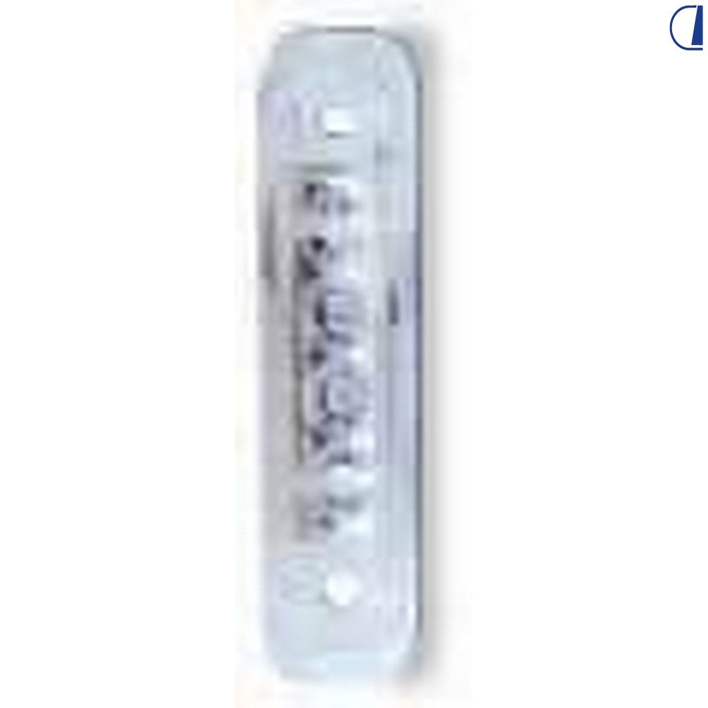 Di-Tec Luce ingombro posteriore LED rossa lente trasparente conf. 2 pz
