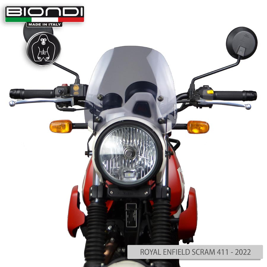 Biondi Cupolino Sport Fumè Chiaro Royal Enfield Scram 411 2022 - MPN 8010445