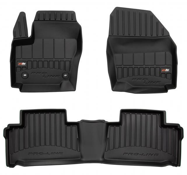 Proline Tappeti gomma 3D FORD Galaxy II 09>15 (distanza clip fissaggio tappeti 3