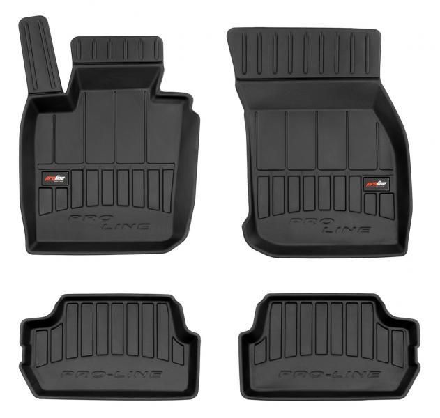 Alfombrillas de goma Proline 3D para MINI Cooper III 3 puertas a partir de 2014 (transmisión automática)