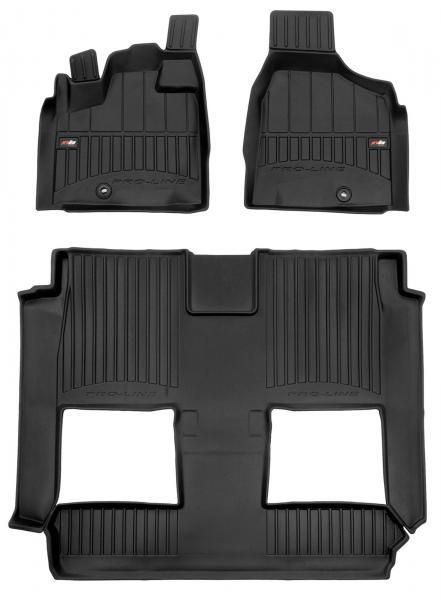 Proline 3D Gummimatten für DODGE Grand Caravan V 07>20 (7 Sitze, Stausitze)