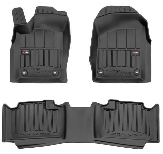 Proline 3D Gummimatten für DODGE Durango III 10> (7 Sitze, erste und zweite Reihe)