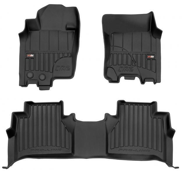 Proline Tappeti gomma 3D NISSAN Navara IV Pickup 14>22