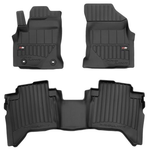 Alfombrillas Proline 3D TPE para Toyota Hilux VIII 15>