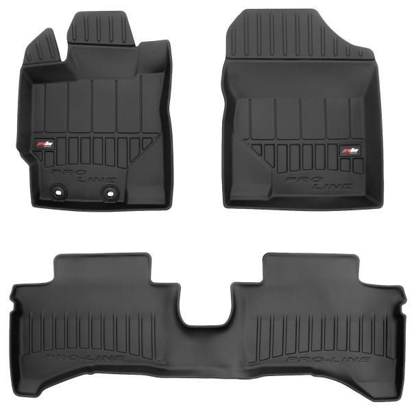 Proline 3D TPE Floor Mats for Toyota Yaris III 3/5-door 2011-2020 (Hybrid)