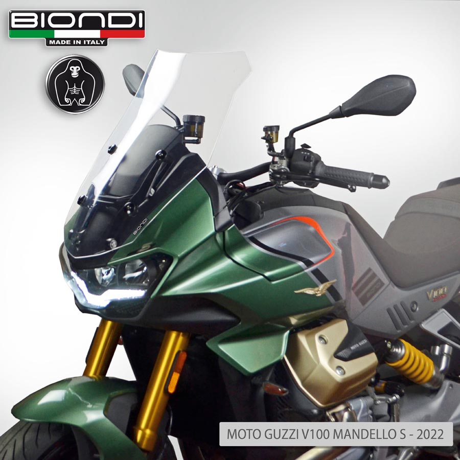 Biondi Cupolino Maxi-Touring Trasparente Moto Guzzi V100 Mandello e S 2022+