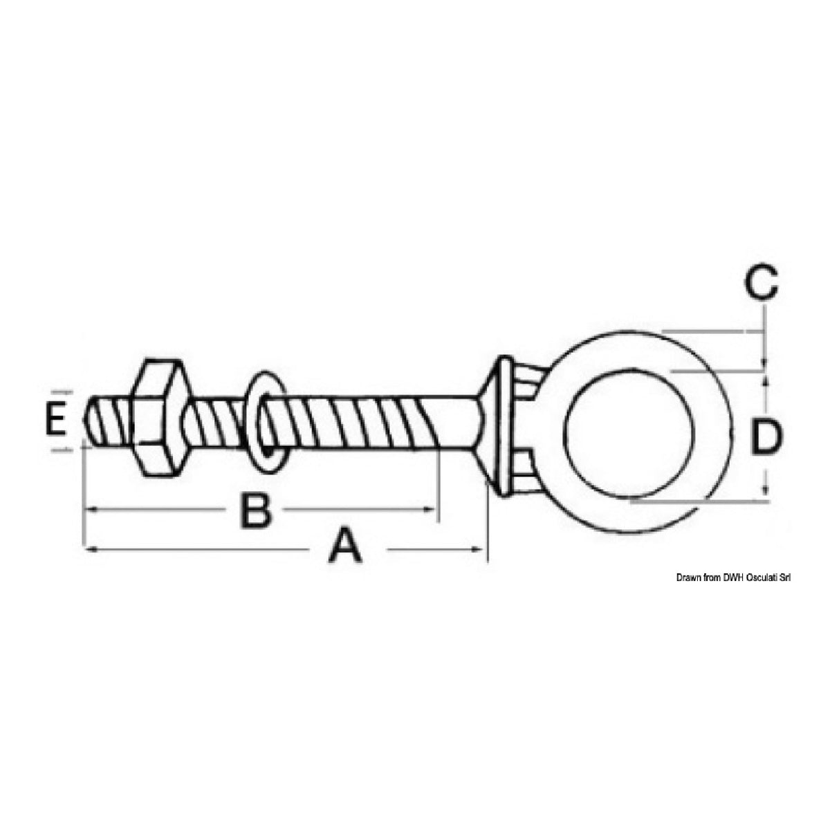 Anello inox mm 8x100
