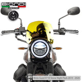 Biondi Cupolino Caffè Giallo per Benelli, Moto Guzzi V7, Triumph Bonneville, Yamaha XSR