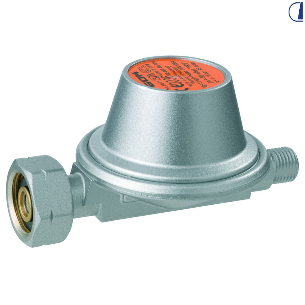 GOK Regolatore gas 50 mbar 1,5 kg/h con valvola di sicurezza attacco IT
