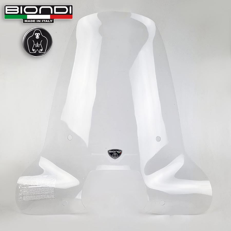 Biondi Parabrezza Z Trasparente Peugeot Tweet 50/125/200 FL 2023 con Attacchi