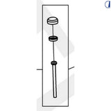 Di-Tec Kit fissaggio per fornello CE04-DF