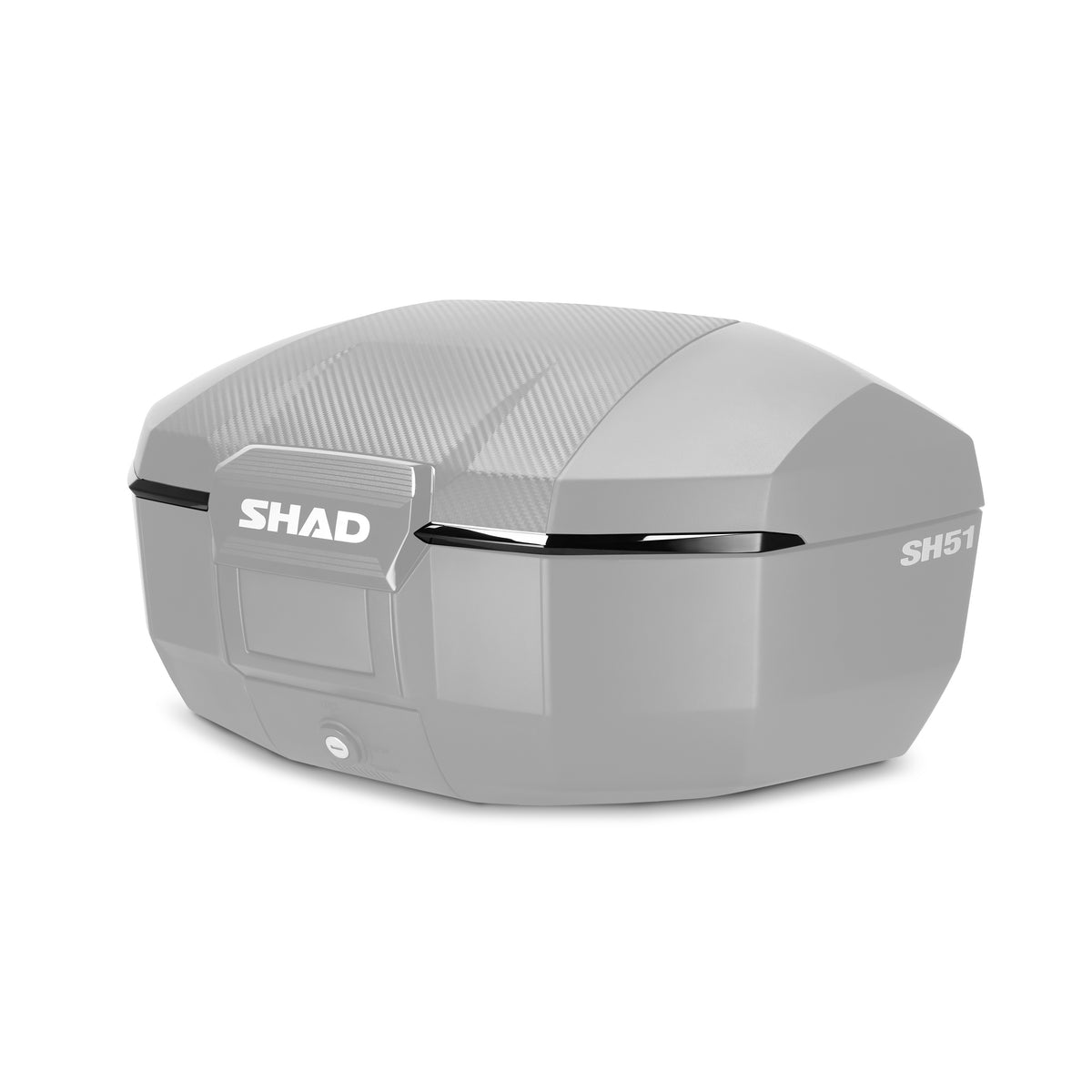 Shad Schwarze Ersatzabdeckungen für Koffer SH51 - Paar