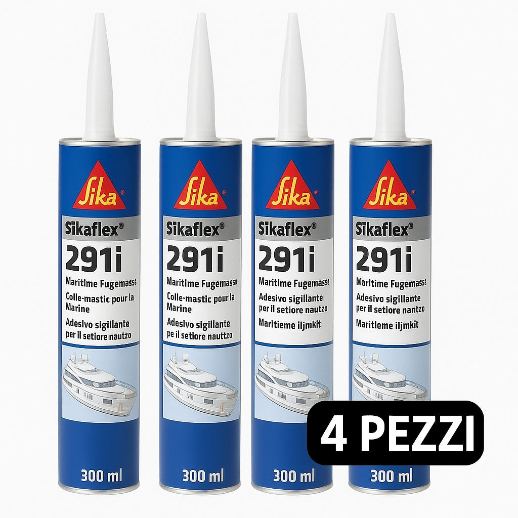 Sikaflex 291i Marino bianco 300ml - CONFEZIONE DA 4 PEZZI