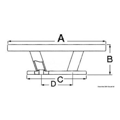 Osculati Nordik type bollard 40.137.01