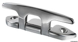 Cornamusa de amarre plegable Osculati con tacos 166x55 mm 40.146.12