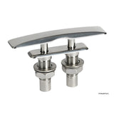 Osculati Flat retractable ultra-low profile mooring cleat 40.152.16