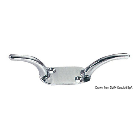 Osculati Chromed Brass Cleat 40.172.10