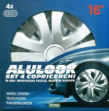 Cora Satz mit 4 16'' Alulook Radkappen