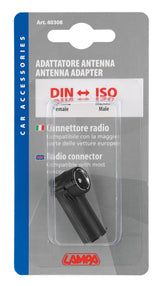 Lampa Adattatore antenna DIN femmina>ISO maschio 40308