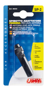Lampa Spinotto DIN femmina per cavo antenna 40332