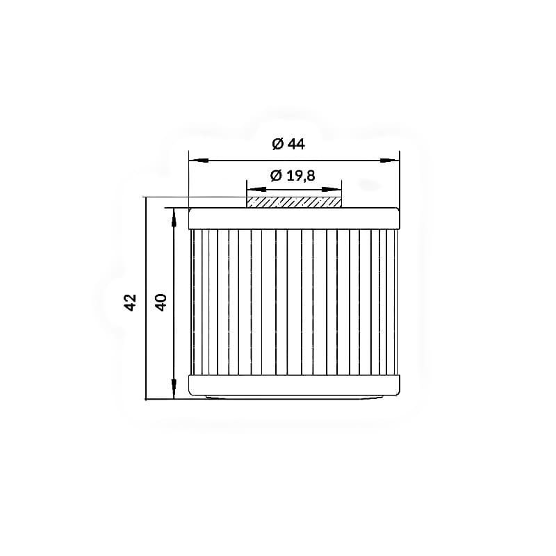 Hokio Filtro Olio Kymco Downtown E4 125 2016-2016