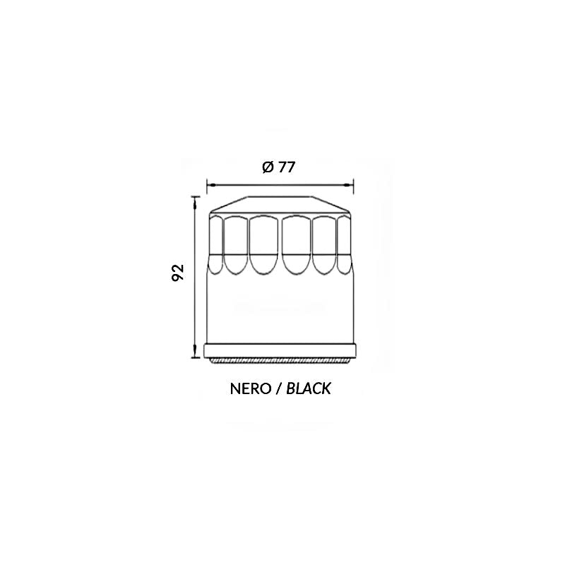 Hokio Filtro Olio Buell Cyclone 1200 M2 1200 1998-2002