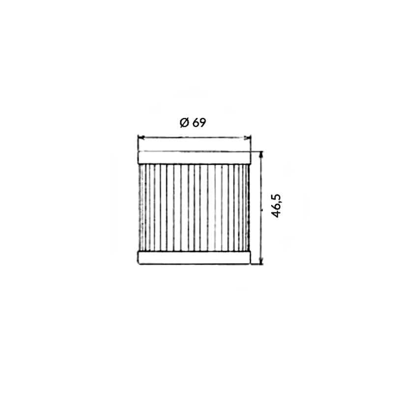 Meiwa Filtro Olio Honda Cb 250 N Euro 250 1978-1981