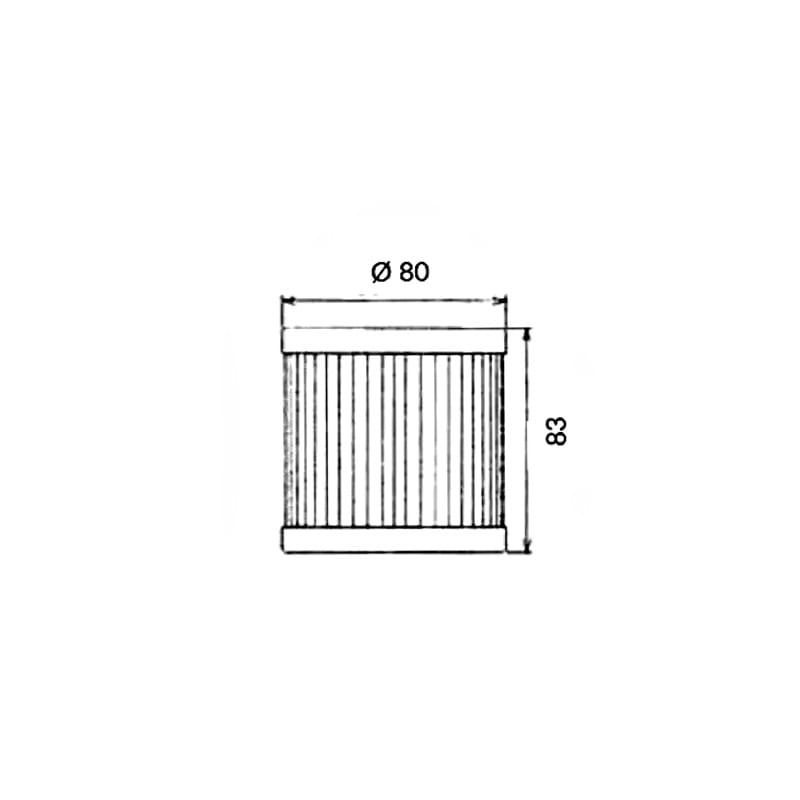 Meiwa Filtro Olio Kawasaki Kz1300 1300 1979-1988