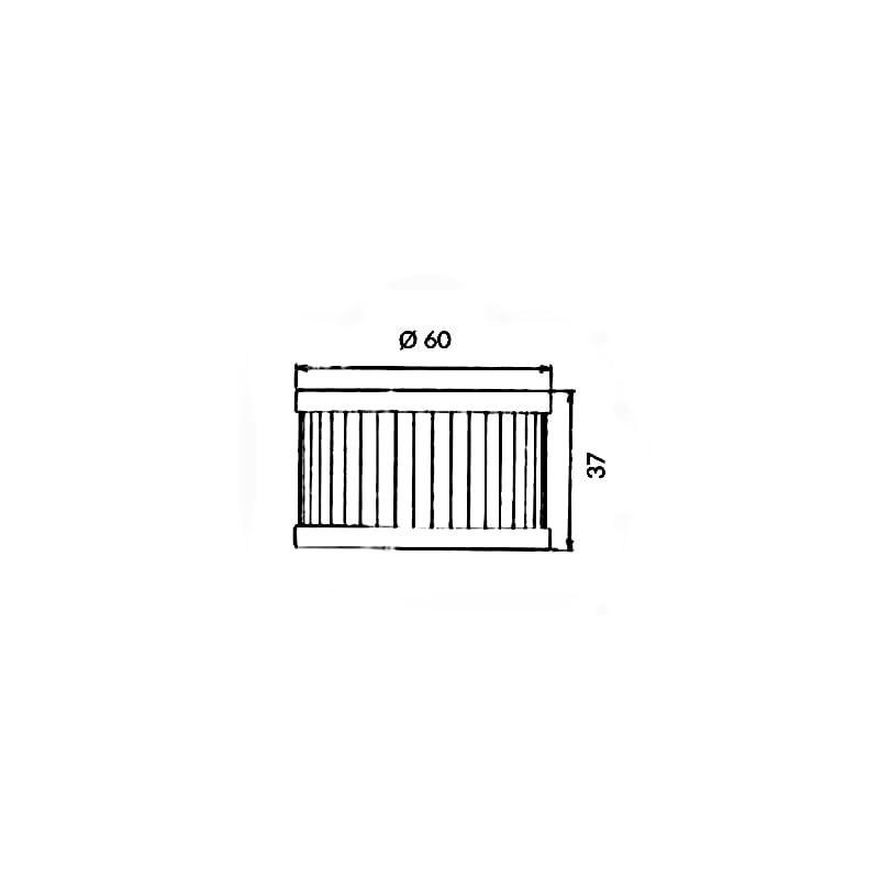 Meiwa Filtro Olio Suzuki Dr600R 600 1986-1989