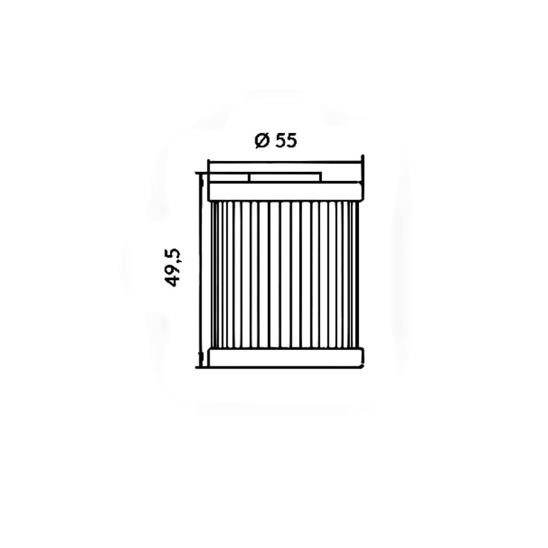 Meiwa Filtro Olio Yamaha Bt Bulldog 1100 2002-2006