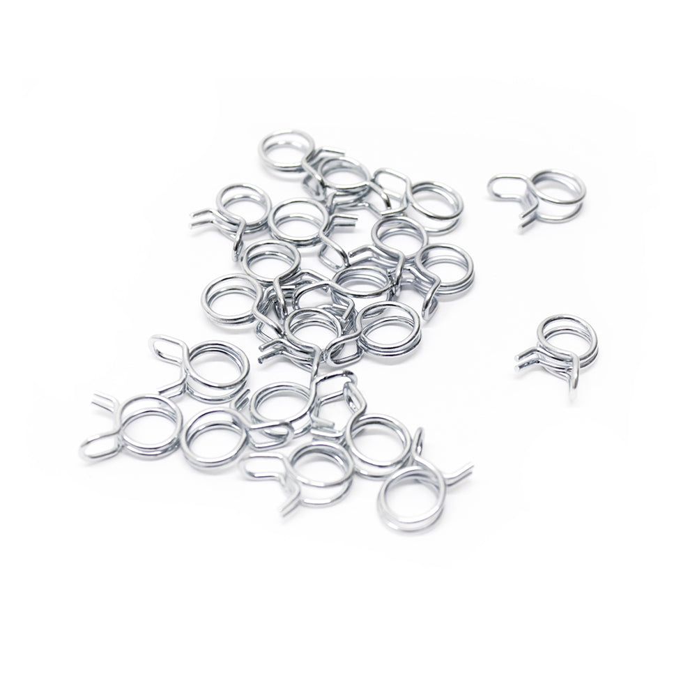 BCR Fascette per tubo benzina con diametro 8mm confezione da 50 pezzi